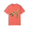 thumbnail image 1 of Humorous Military Colors Pattern Bicycle Motocross Hilarious Two-Wheeler Cyclist Men Women Unisex Garment-Dyed T-shirt, 1 of 4