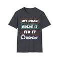 thumbnail image 1 of Humorous Off-Road Break It Out Door Motivating Motive Redo Novelty Roads Cross-Country ​Replicate Start Over  Unisex Softstyle T-Shirt, 1 of 4