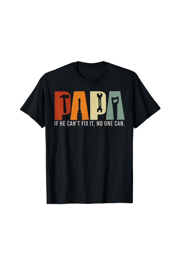 Humorous Papa Tools T-Shirt for Father's Day - Perfect Gift for Handy Dads