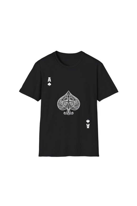 Humorous Poker Gambling Gambler Stake Wager Enthusiast Novelty Card Risk Betting Bet Casino Leisure Lover Unisex Softstyle T-Shirt