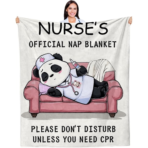 Humorous Presents for Nurses Including Fleece Blanket Ideal for Registered Nurses And Licensed Practical Nurses Perfect for Birthdays Nursing Student Graduations Nurses Week Celebrations