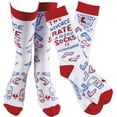 thumbnail image 1 of Humorous Quote Socks Unisex One Size Primitives by Kathy (Divorce Rate of Socks), 1 of 2