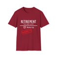 thumbnail image 1 of Humorous Retirement Retiree Employee Gift	Funny To Do List Wake Up Nailed It Graphic Gift. Unisex Softstyle T-Shirt, 1 of 4
