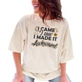 thumbnail image 1 of Humorous Saying About Awkward Moments, Ivory Comfort Colors T-Shirt, XL, 1 of 3