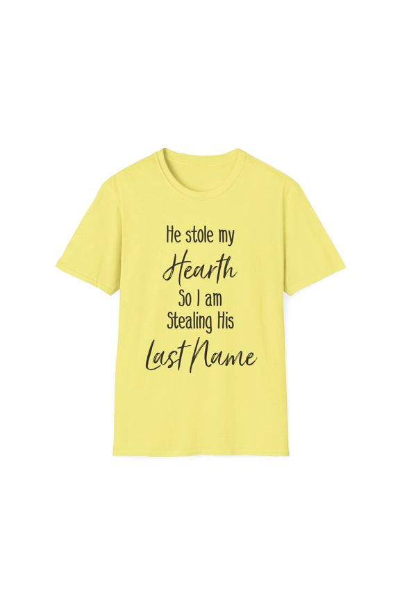 Humorous Sentimental Grooms Sarcastic Statements Line Pun Hilarious Excited Bride Meaningful Sayings Gags Unisex Softstyle T-Shirt