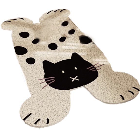 Humorous Shower Floor Mat Slip Proof Construction Strong Suckers Bath Tub Safe