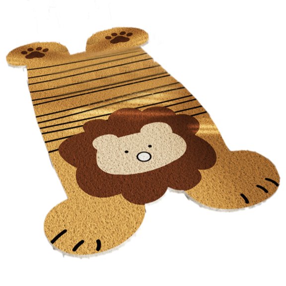 Humorous Shower Floor Mat Slip Proof Construction Strong Suckers Bath Tub Safe