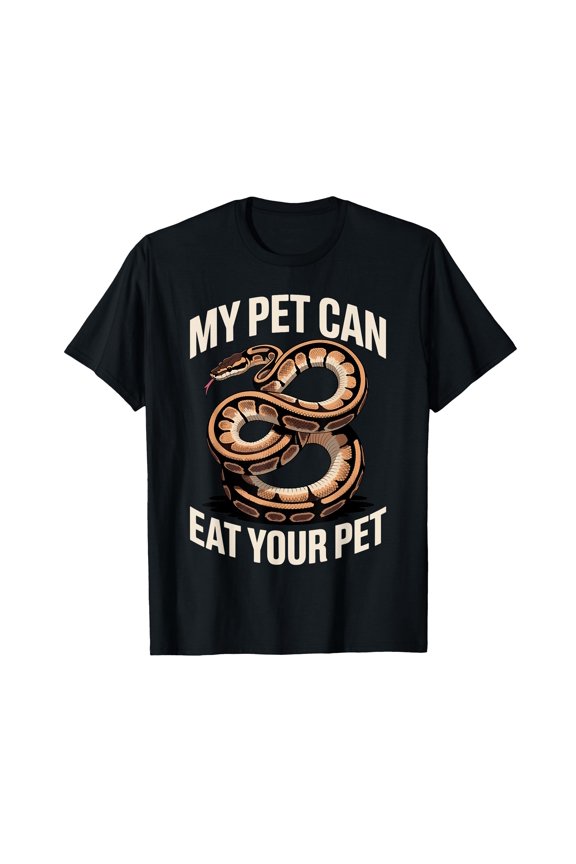 Humorous Snake Graphic T-Shirt for Ball Python Owners - Perfect Gift for Pet Lovers