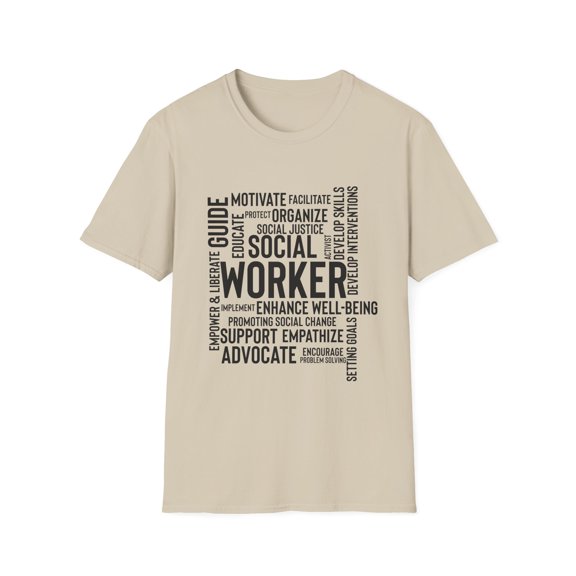 Humorous Society Worker Appreciation Definition Devotee Novelty Servant Economics Welfare Empowerment Fan Unisex Softstyle T-Shirt