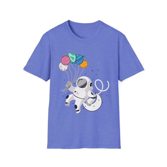 Humorous Spaceman Spacewoman Outer Space Galaxies Enthusiast Novelty Interstellar Galaxy Planetary Objects Fan Unisex Softstyle T-Shirt