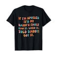 thumbnail image 1 of Humorous Spoiled Message Black T-Shirt for Fun and Playful Style, 1 of 5