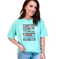 thumbnail image 1 of Humorous Statement About Hate And Fire, Chalky Mint Comfort Colors T-Shirt, 2XL, 1 of 3