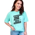 thumbnail image 1 of Humorous Statement for Work Boundaries, Chalky Mint Comfort Colors T-Shirt, XL, 1 of 3