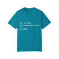 thumbnail image 1 of Humorous Statistics Educators Sayings Gags Gift Hilarious Statistician Quotes Men Women Unisex Garment-Dyed T-shirt, 1 of 4