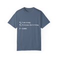 thumbnail image 1 of Humorous Statistics Educators Sayings Gags Gift Hilarious Statistician Quotes Men Women Unisex Garment-Dyed T-shirt, 1 of 4
