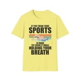 thumbnail image 1 of Humorous Summertime Swimmers Backstroke Water Sports Lover Hilarious Athlete Swimming Games Swim Enthusiast Unisex Softstyle T-Shirt, 1 of 4