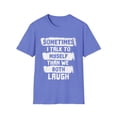 thumbnail image 1 of Humorous Talk To Myself Introverts Sayings Hilarious Then We Laugh Sassy Men Women Unisex Softstyle T-Shirt, 1 of 4