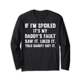 thumbnail image 1 of Humorous Text Design Long Sleeve T-Shirt for Fun and Comfortable Wear, 1 of 3