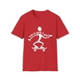 thumbnail image 1 of Humorous This Is How I Roll Skateboard Tricks Graphic Fun Gifts Cute Recreational Skateboarding Men Womens Unisex Softstyle T-Shirt, 1 of 4