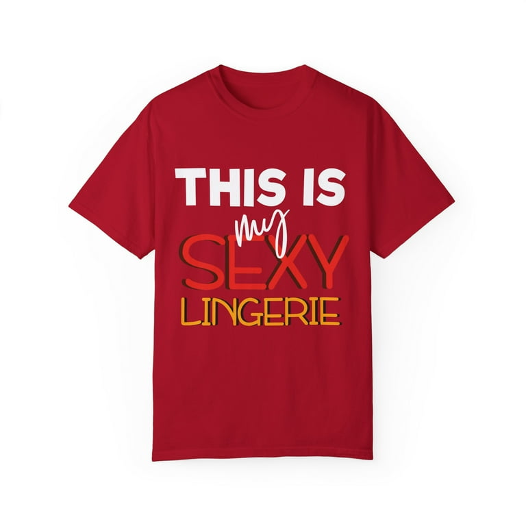 this is my sexy lingerie shirt Amazon.com: This is My Sexy Lingerie Night Costume for Wife Girl Women T- Shirt Small : Clothing, Shoes & Jewelry main image 1