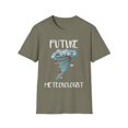 thumbnail image 1 of Humorous Thunderstorm Typhoons Coming Forecaster Novelty Geophysicist Meteorology Men Women Unisex Softstyle T-Shirt, 1 of 4