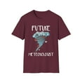thumbnail image 1 of Humorous Thunderstorm Typhoons Coming Forecaster Novelty Geophysicist Meteorology Men Women Unisex Softstyle T-Shirt, 1 of 4