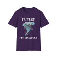 thumbnail image 1 of Humorous Thunderstorm Typhoons Coming Forecaster Novelty Geophysicist Meteorology Men Women Unisex Softstyle T-Shirt, 1 of 4