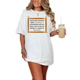 thumbnail image 1 of Humorous Typo Adventure Quote Graphic, White Comfort Colors T-Shirt, Small, 1 of 3