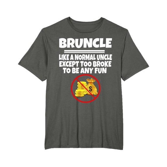 Humorous Uncle T-Shirt with Money Bag Design - Perfect Gift for Fun-Loving Uncles