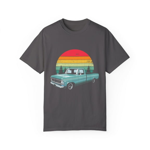 Humorous Vintage Driving Automobile Pickup Truck Enthusiast Humorous Trucks Repairmen Mechanic Racers Lover Unisex Garment-Dyed T-shirt