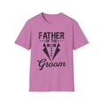 thumbnail image 1 of Humorous Wedding Dad Parent Family Groom Honeymoon Grandpa Daddy Novelty Groom's Drinking Fathers Party Nuptials Unisex Softstyle T-Shirt, 1 of 4