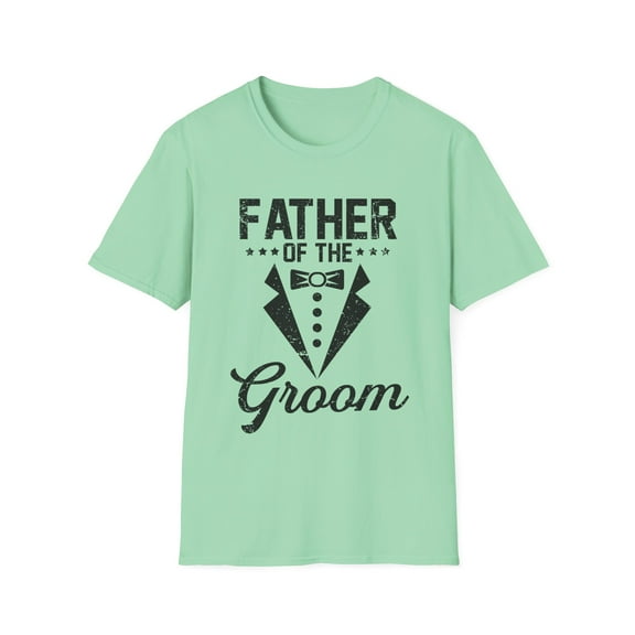 Humorous Wedding Dad Parent Family Groom Honeymoon Grandpa Daddy Novelty Groom's Drinking Fathers Party Nuptials Unisex Softstyle T-Shirt