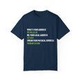 thumbnail image 1 of Humorous What's Your Address Mesh Networking Gift Hilarious Addressing Connections Men Women Unisex Garment-Dyed T-shirt, 1 of 4