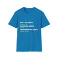 thumbnail image 1 of Humorous What's Your Address Mesh Networking Gift Hilarious Addressing Connections Men Women Unisex Softstyle T-Shirt, 1 of 4