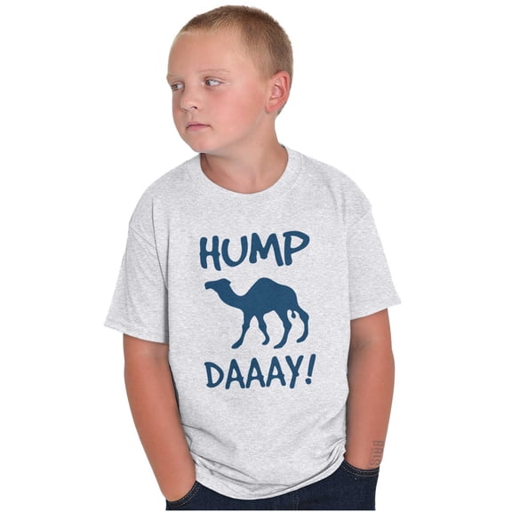 Hump Day Camel Wednesday Weekday Crewneck T Shirts Boy Girl Teen Brisco Brands M