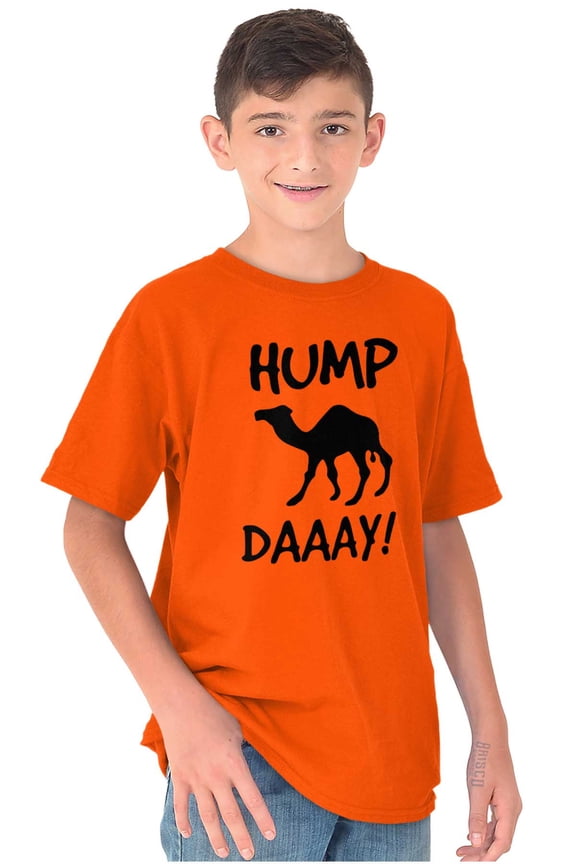 Hump Day Camel Wednesday Weekday Crewneck T Shirts Boy Girl Teen Brisco Brands M