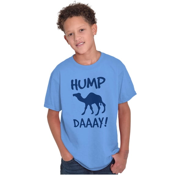 Hump Day Camel Wednesday Weekday Crewneck T Shirts Boy Girl Teen Brisco Brands M