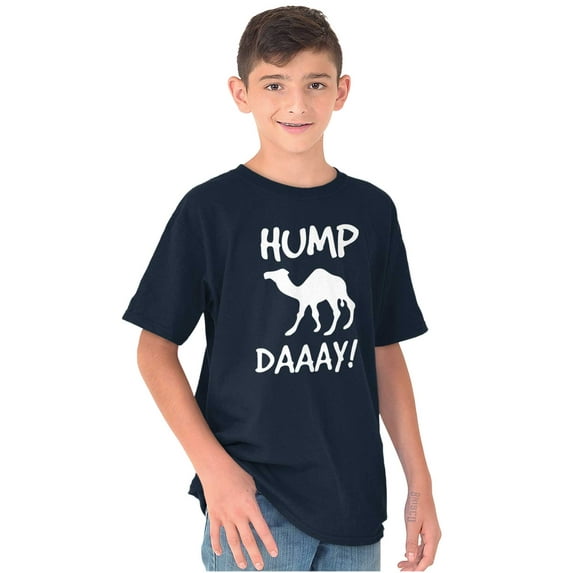 Hump Day Camel Wednesday Weekday Crewneck T Shirts Boy Girl Teen Brisco Brands S