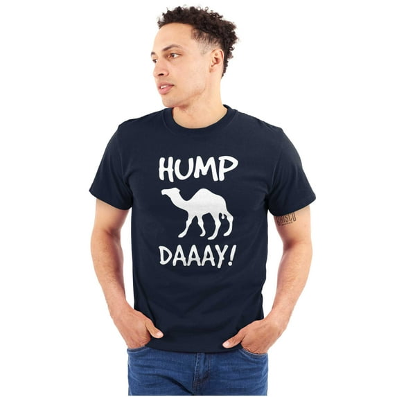 Hump Day Camel Wednesday Weekday Plus Size Crewneck Graphic Tee Shirt Brisco Brands 2X