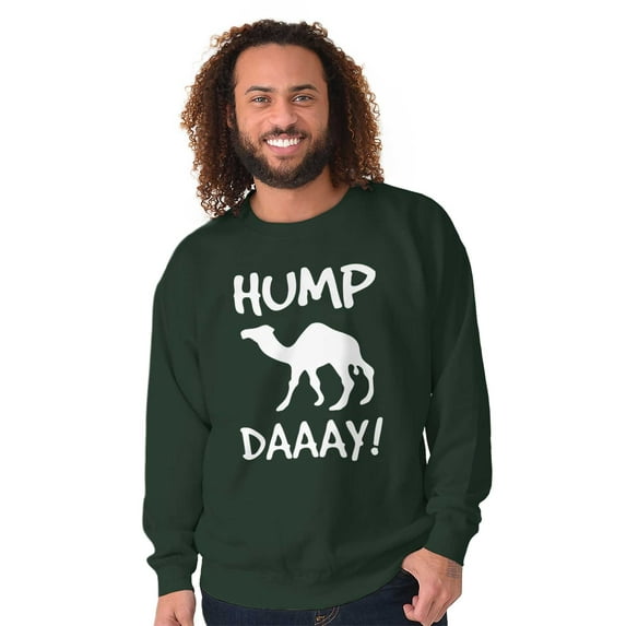 Hump Day Camel Wednesday Weekday Sweatshirt for Men or Women Brisco Brands 3X