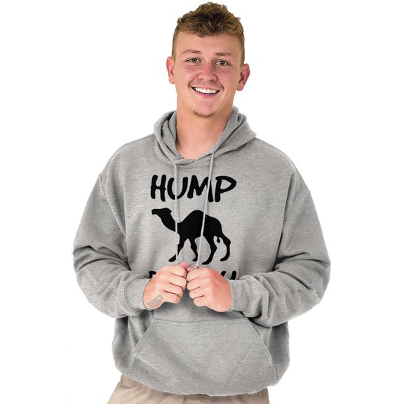 Hump Day Camel Wednesday Weekday Unisex Plus Fleece Graphic Hoodie Brisco Brands 2X