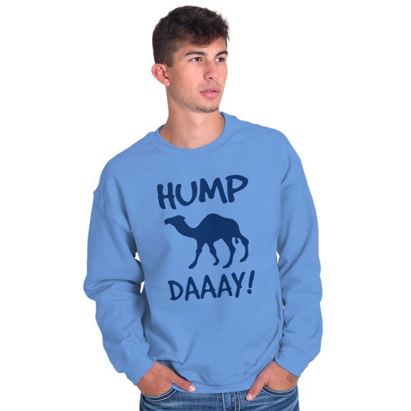 Hump Day Camel Wednesday Weekday Unisex Plus Fleece Graphic Sweatshirt Brisco Brands 4X