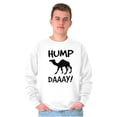thumbnail image 1 of Hump Day Camel Wednesday Weekday Unisex Plus Fleece Graphic Sweatshirt Brisco Brands 3X, 1 of 5