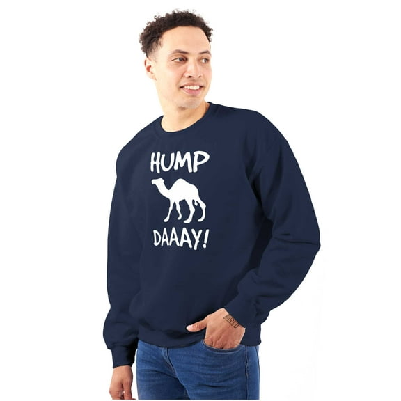 Hump Day Camel Wednesday Weekday Unisex Plus Fleece Graphic Sweatshirt Brisco Brands 3X