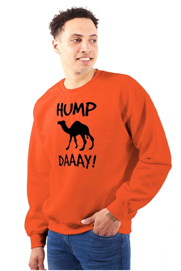 Hump Day Camel Wednesday Weekday Unisex Plus Fleece Graphic Sweatshirt Brisco Brands 4X
