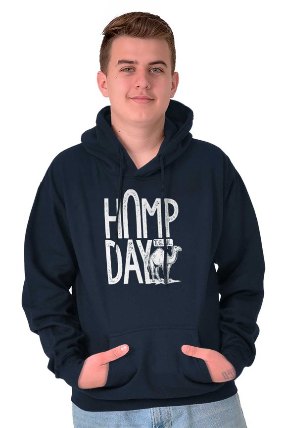 Hump Day Funny Camel Office Workout Hoodie Sweatshirt Women Men Brisco Brands L