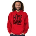 thumbnail image 1 of Hump Day Funny Camel Office Workout Unisex Plus Fleece Graphic Hoodie Brisco Brands 2X, 1 of 5