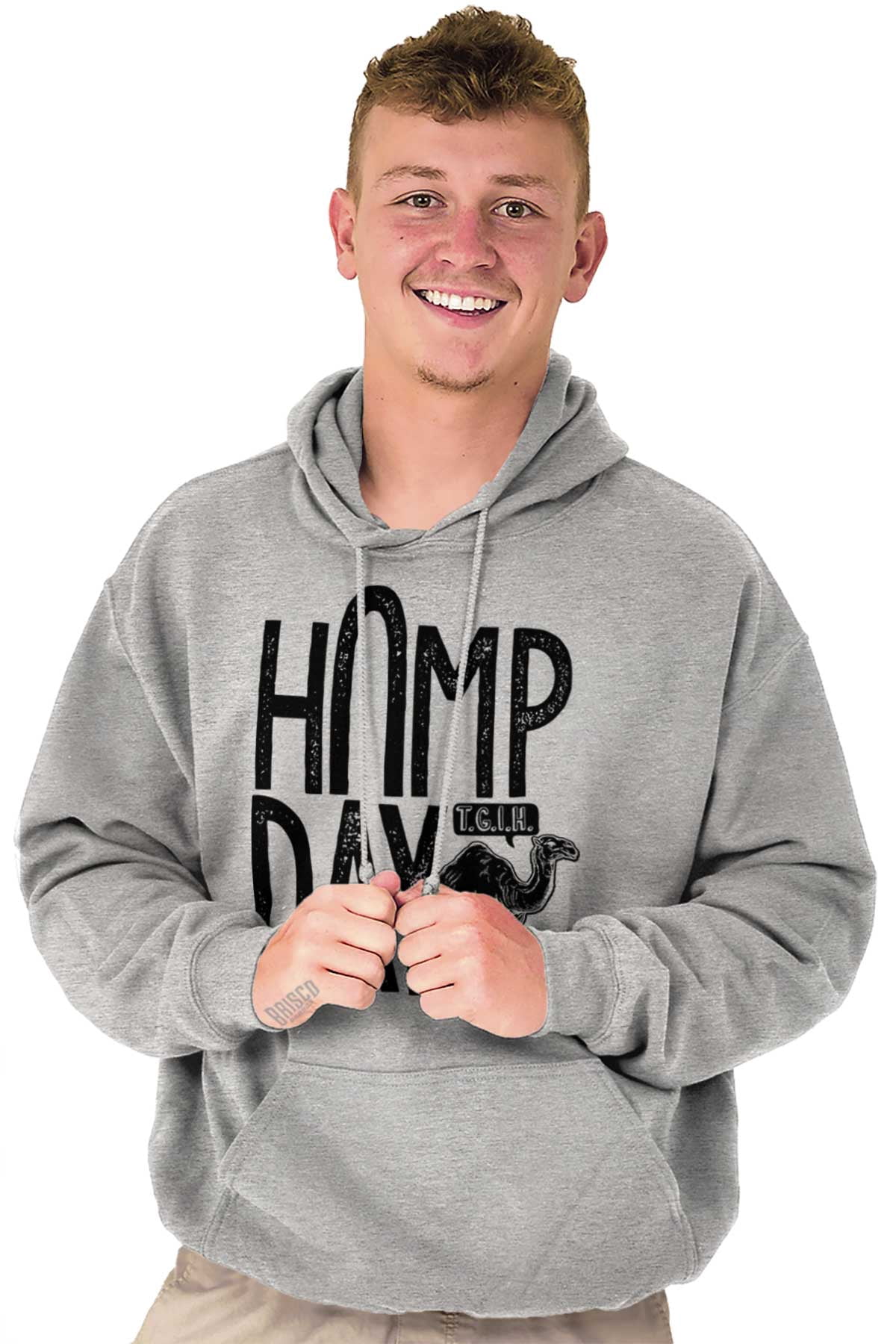Hump Day Funny Camel Office Workout Unisex Plus Fleece Graphic Hoodie ...