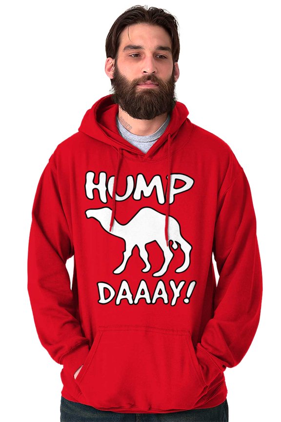 Hump Day Funny Wednesday Camel Gym Hoodie Sweatshirt Women Men Brisco Brands M