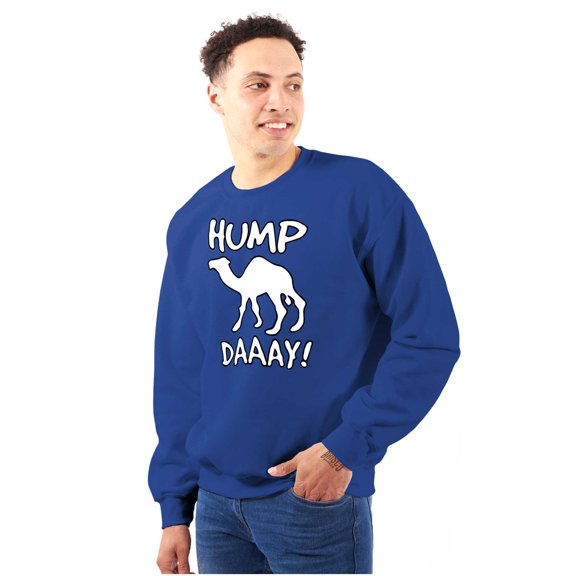 Hump Day Funny Wednesday Camel Gym Sweatshirt for Men or Women Brisco Brands M